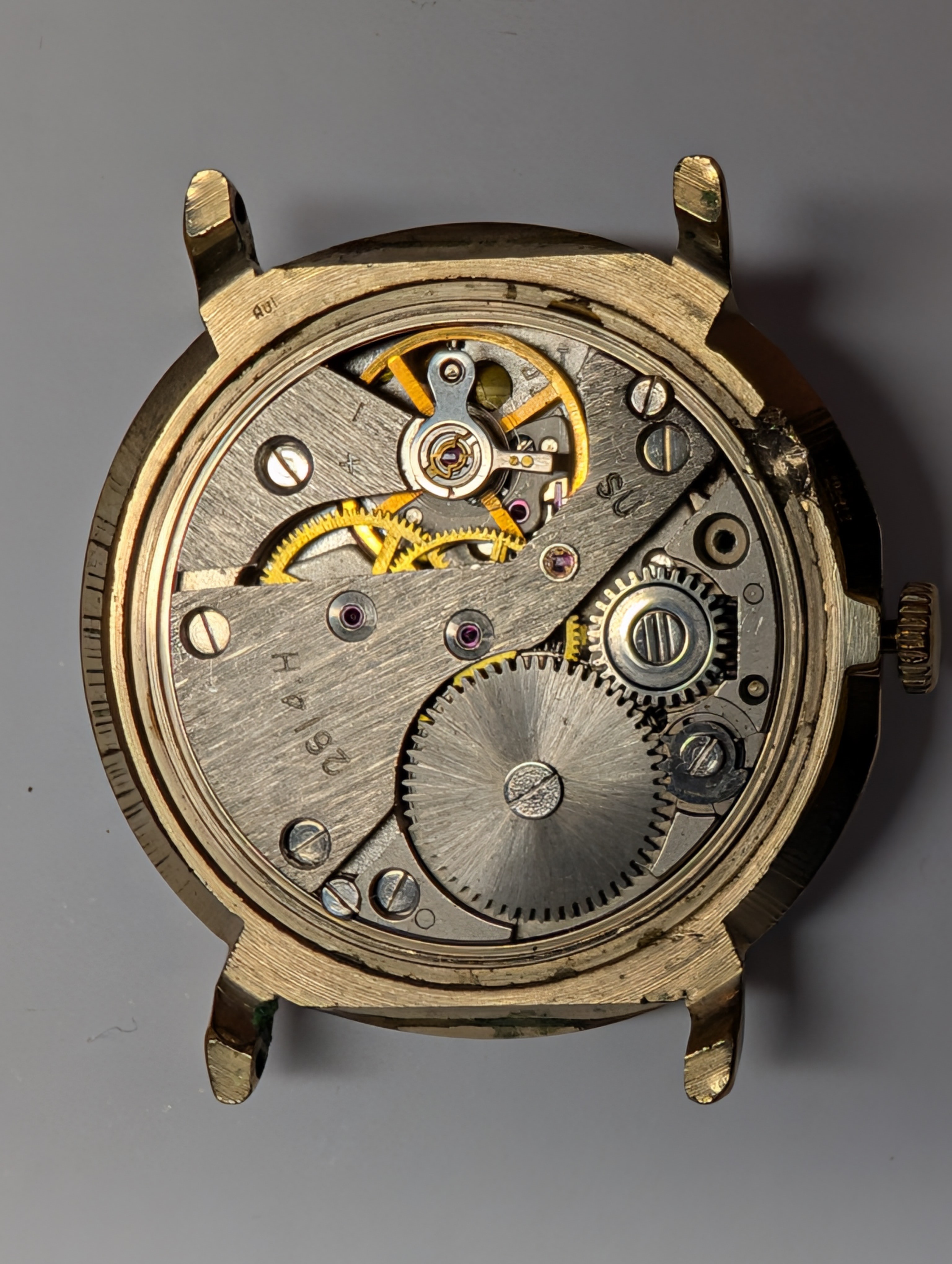 Raketa 2614.H — Côté balancier
