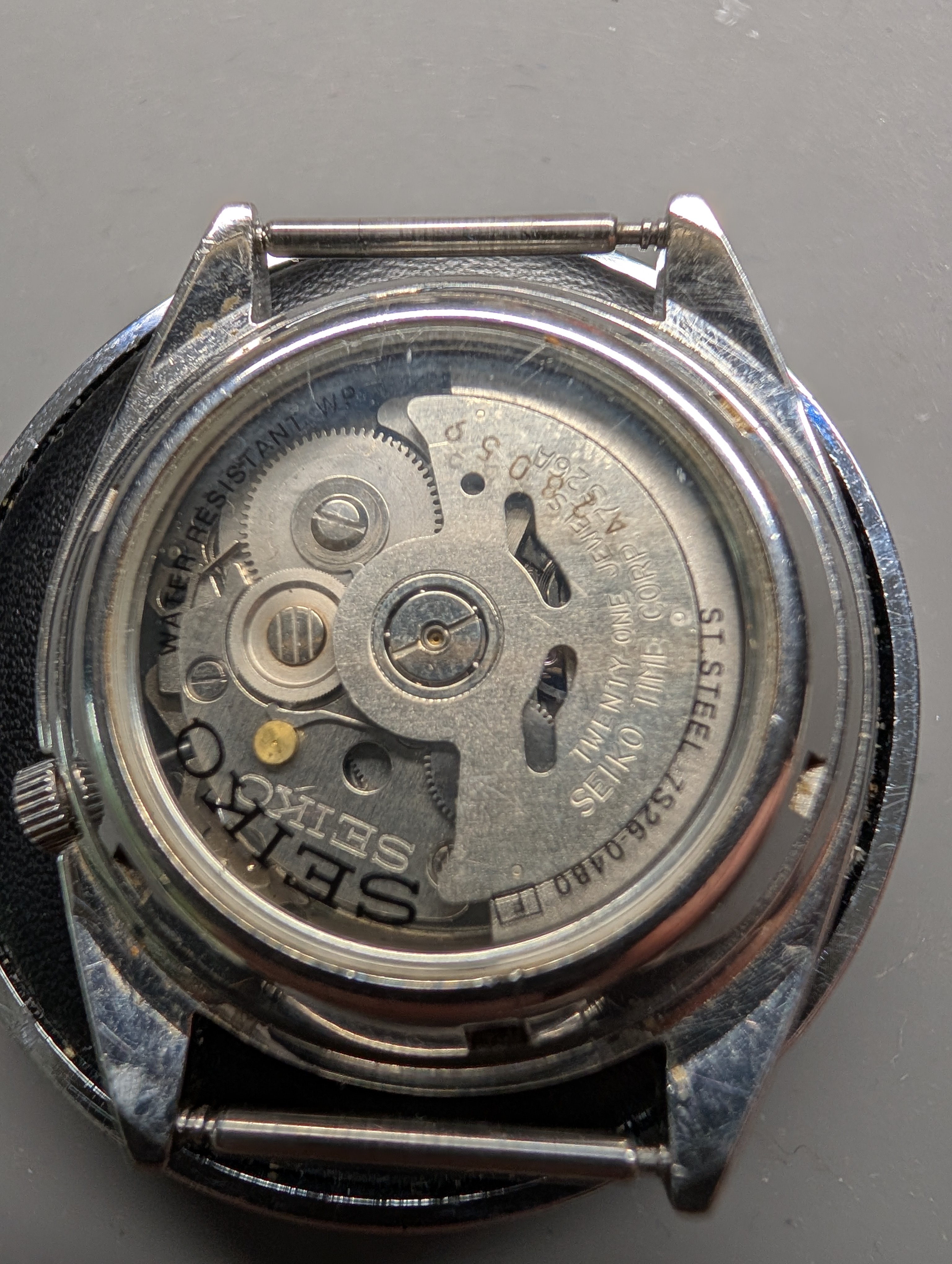 Seiko 7S26A — Côté balancier