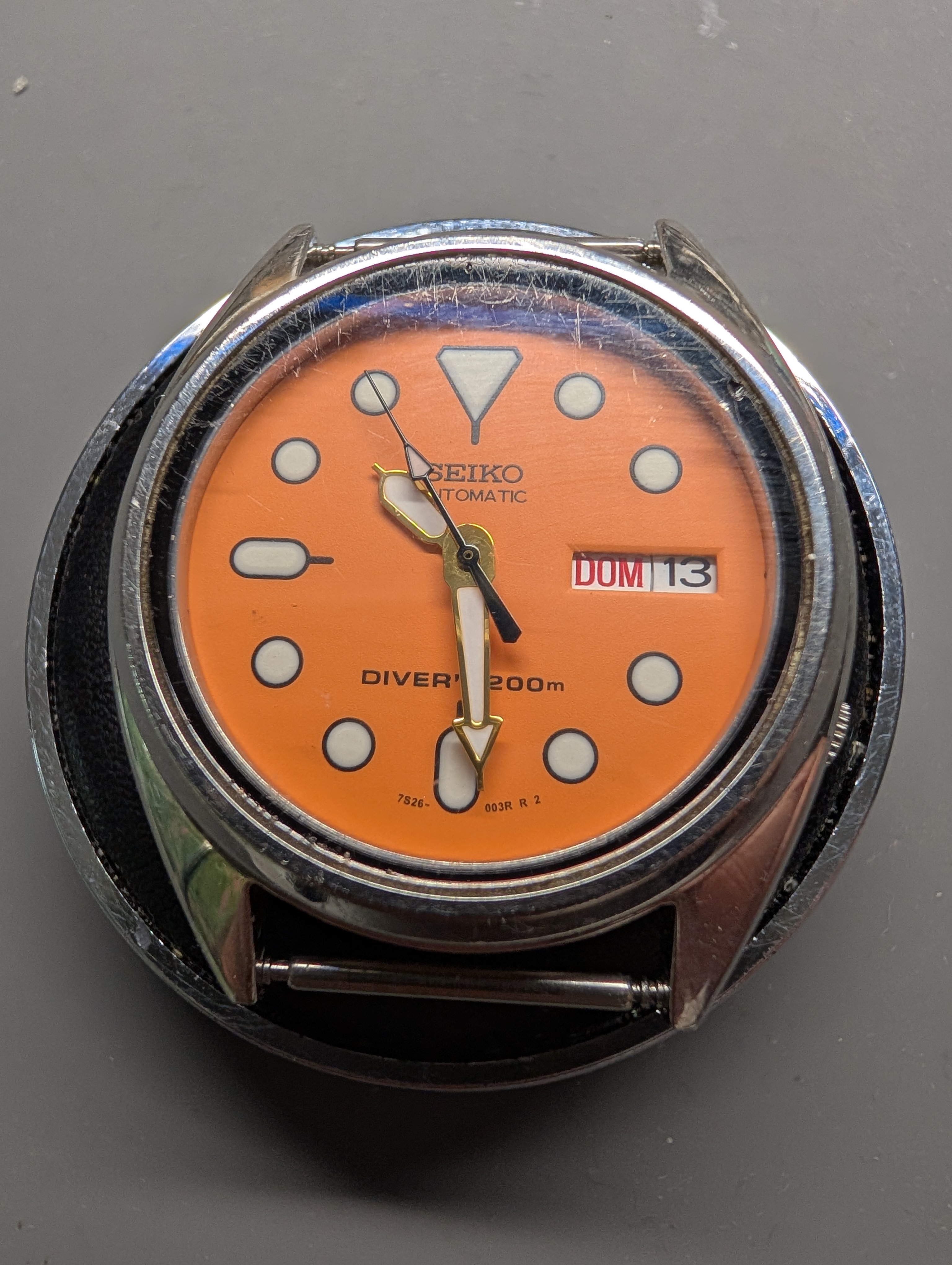 Seiko 7S26A — Côté cadran